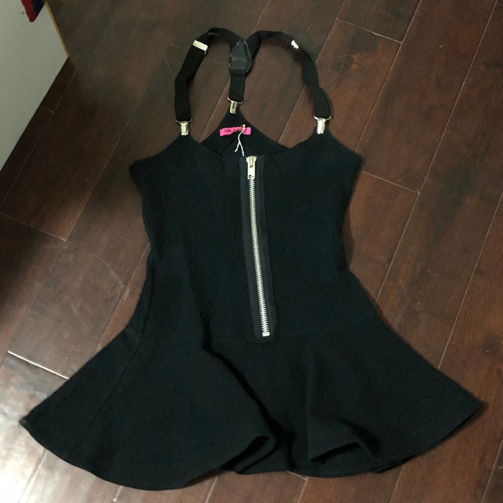 Betsey Johnson Knit Jumper Dress Size M